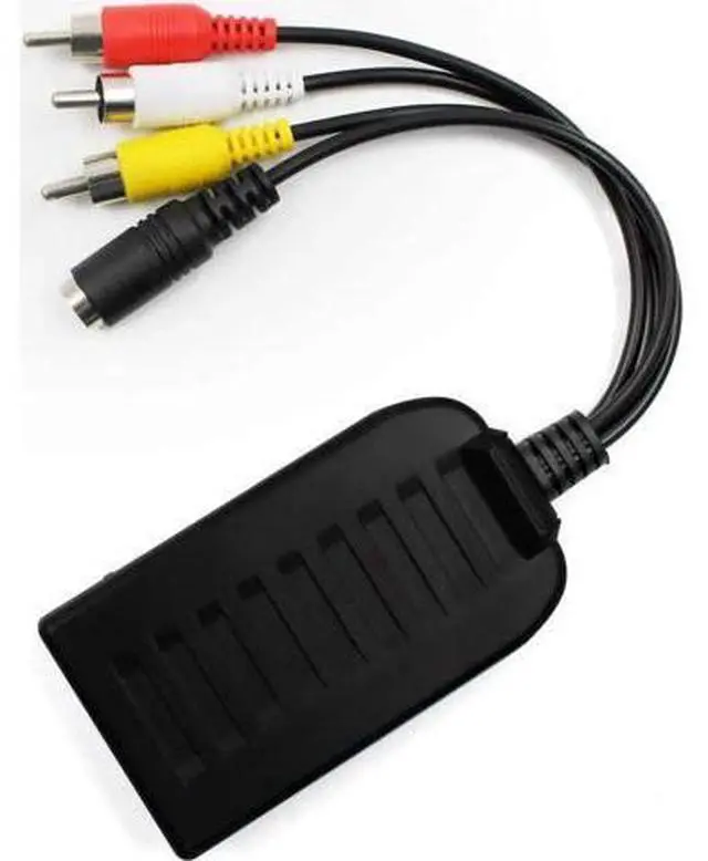Alt view image 5 of 5 - AV CVBS & S-Video Female to HDMI Converter Adapter with Micro USB Power Cable, Analog to Digital Signal Transmitter for DVD HDTV