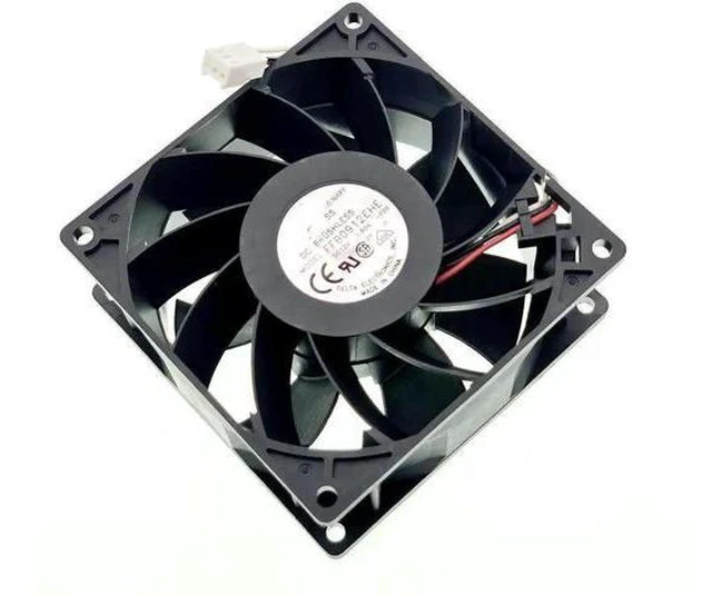 Alt view image 5 of 7 - FFB0912EHE High Speed DC Cooling Fan 9238 92×92×38mm 12V 1.50A 16.2W 3Pin Server Chassis Fan