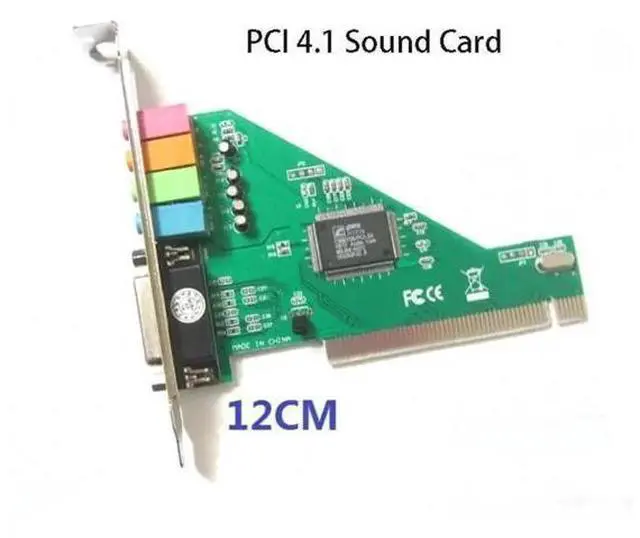 Alt view image 4 of 6 - C-Media 8738 PCI Sound Card, 4.1 Channel Independent Internal Audio Expansion Adapter for Desktop PC Motherboard