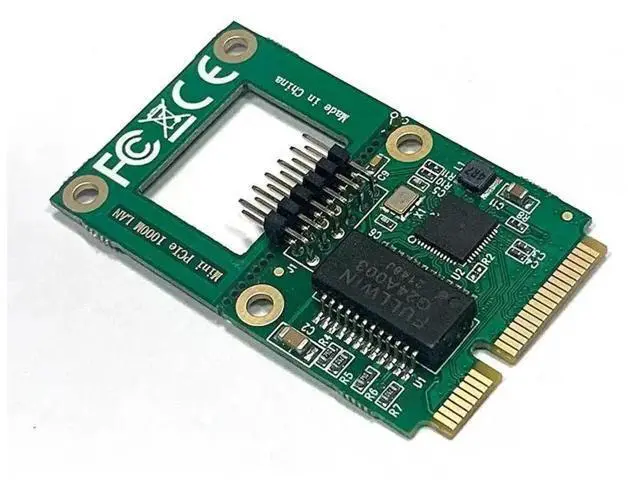 Alt view image 5 of 6 - Mini PCIe Gigabit Ethernet Adapter Card, RTL8111F Chip, 1000Mbps RJ45 GbE Network Card for Servers