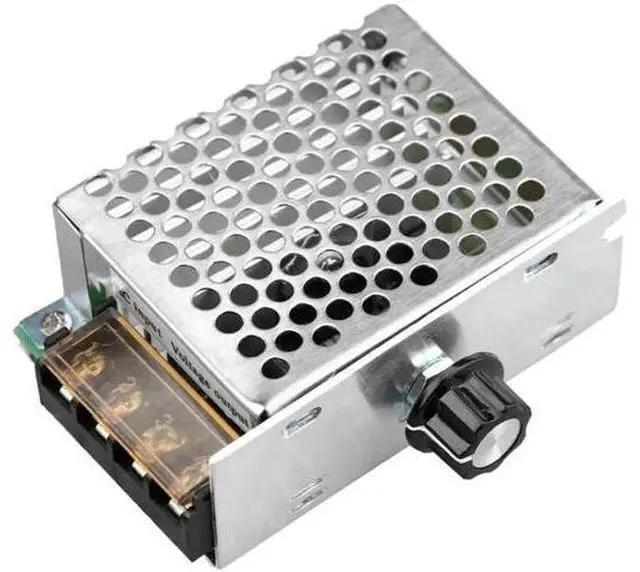 Main image of 4000W High Power Thyristor Voltage Regulator with Housing, AC 220V Electronic Speed & Voltage Control Switch