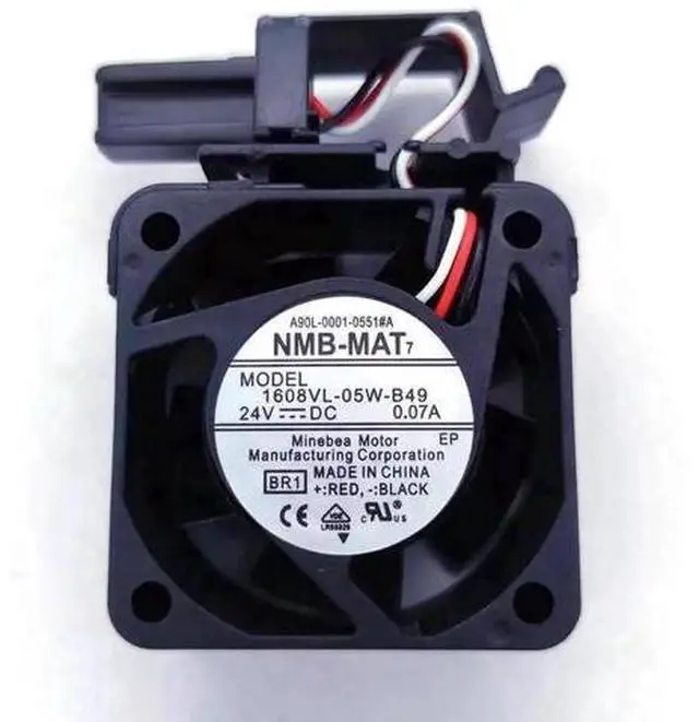 Main image of A90L-0001-0551#A 1608VL-05W-B49 4020 DC 24V 0.07A 3-Wire Axial Cooling Fan for FANUC CNC System