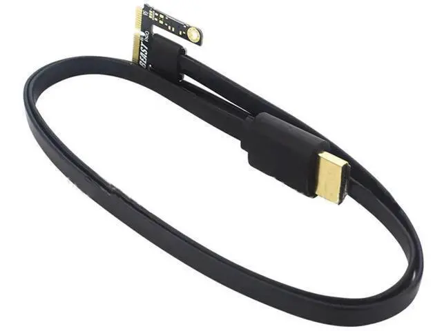 Alt view image 7 of 7 - EXP GDC PCIe External Laptop eGPU Dock, Laptop External Graphics Card Station Compatible with Beast Mini PCI-E / NGFF M.2 / Expresscard (Only Mini PCI-E Cable Included)