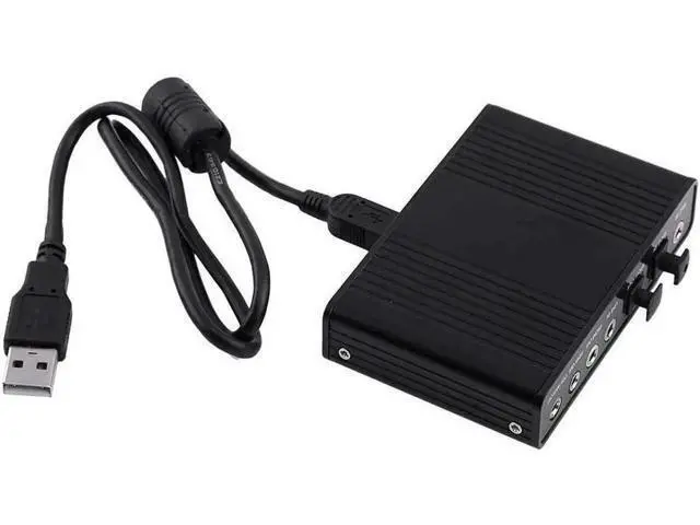 Alt view image 4 of 6 - USB External 5.1 Surround Sound Card, 6 Channel Optical S/PDIF Digital Audio Adapter for PC Laptop
