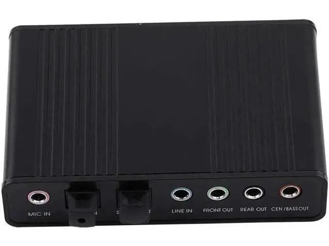 Alt view image 6 of 6 - USB External 5.1 Surround Sound Card, 6 Channel Optical S/PDIF Digital Audio Adapter for PC Laptop