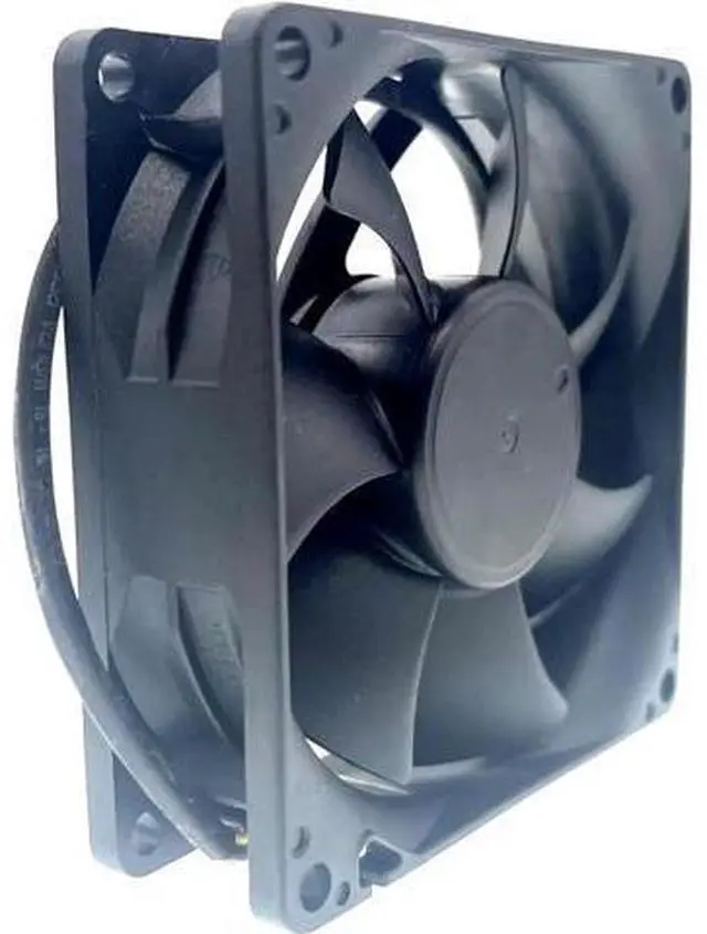 Alt view image 3 of 6 - EFC-08E12D-EF05 8025 80mm DC 12V 0.40A 3-Wire Dual Ball Bearing Cooling Fan for Elevator Inverter
