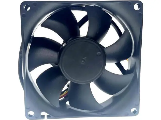 Alt view image 2 of 6 - EFC-08E12D-EF05 8025 80mm DC 12V 0.40A 3-Wire Dual Ball Bearing Cooling Fan for Elevator Inverter