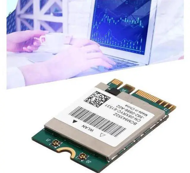 Alt view image 3 of 5 - NGFF M.2 Dual Band Wireless Network Card 2.4GHz+5GHz BCM94352Z WiFi WLAN Module