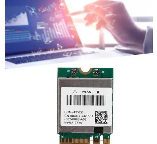 Alt view image 5 of 5 - NGFF M.2 Dual Band Wireless Network Card 2.4GHz+5GHz BCM94352Z WiFi WLAN Module