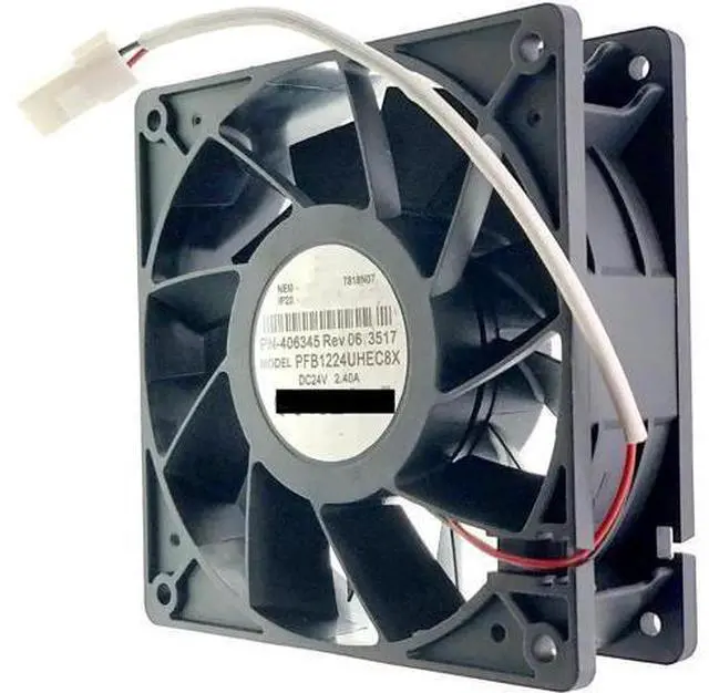 Alt view image 7 of 7 - PFB1224UHEC8X High Speed DC Cooling Fan 12038 120×120×38mm DC24V 2.40A 5500RPM Industrial Fan PN-406345 Rev06