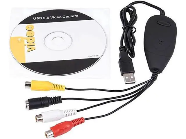 Alt view image 4 of 4 - USB 2.0 Video Capture Adapter, Analog AV Video Recording Card Compatible Windows XP 2000 Vista Win7 Win8