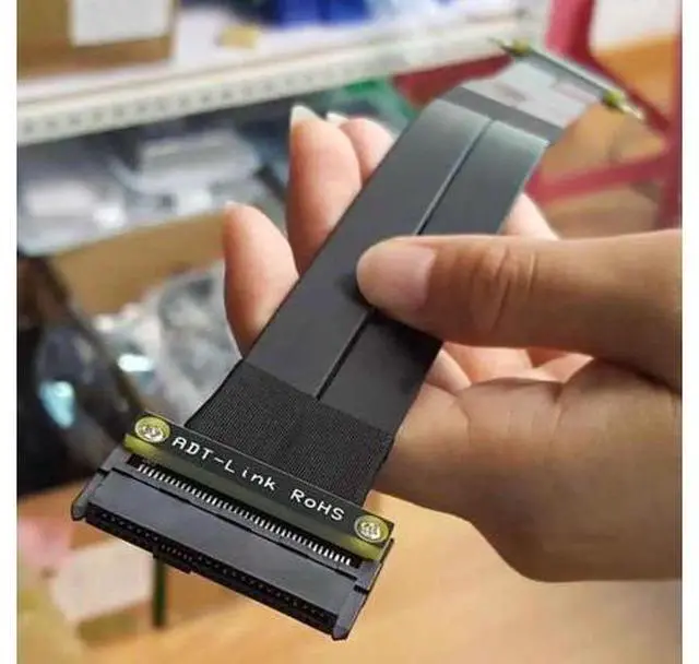 Alt view image 5 of 5 - 30cm U.2 SFF-8639 NVMe SSD to PCIe 3.0 X4 Extension Cable R27SF, 8Gbps High Speed Transmission