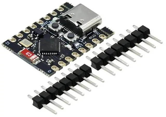 Alt view image 6 of 7 - 2Pcs ESP32-C3 Development Board ESP32 Mini Wifi Bluetooth Development Board High-Performance ESP32 Development Kit