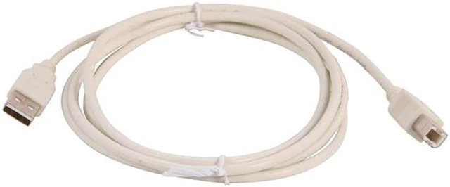Alt view image 2 of 2 - 6 ft. USB cable A/male to B/male 6ft Model USB-6-AB 6 feet, USB-6-AB-2P, 2 Packs