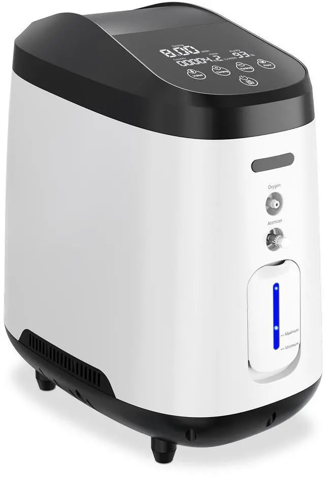 Main image of AlengTop Adjustable 1-9L Home Oxygen Concentrator with Timer&Remote Control, 93% Purity Oxygen Generator, Quiet Operation Oxygen Machine for Home&Elderly Use