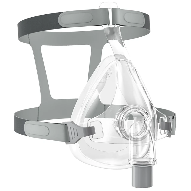 Alt view image 3 of 7 - Sleeping Full Face Mask SetMedium Size, Upgrade Mouth Nose Mask with Headgear, Frame, Tube and Nasal Pillow,Soft Silicone Cushion Mask with Adjustable Headgear & Tubing Accessories