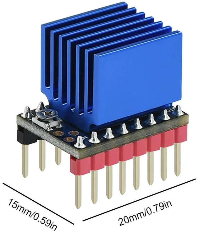 Alt view image 3 of 6 - TMC2209 V2.0 Stepper Motor Driver UART Silent Stepsticks Drivers Support Step/Dir and Uart Mode for 3D Printer Control Board