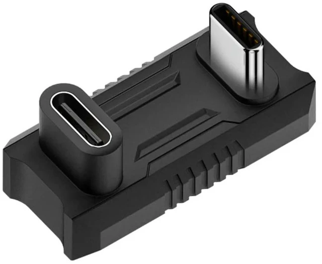 Main image of USB-C Male To USB-C Female Adapter USB-C To USB-C Adapter PD140W 8K@60Hz 180 Degree U-shaped for Rog Ally/NS Switch Console