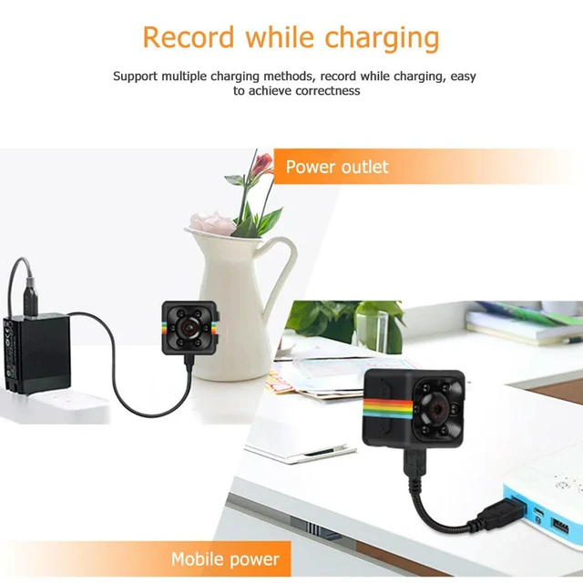 Alt view image 2 of 6 - Motion Sensor Camcorder DVR Sport DV Micro Cameras Network Full HD 960P Mini Camera Camera 2MP Baby Monitor
