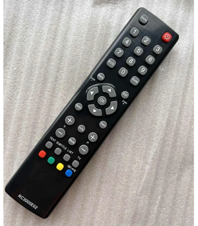 Main image of Practical Remote Controller Powered Television Remote Control Replacement Parts Accessories for RC3000E02