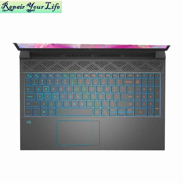 Alt view image 5 of 6 - 2021 Gaming Laptop Keyboard Cover Clear TPU for G15 5510 5511 5515 keyboards Dust protector covers replacement accessories