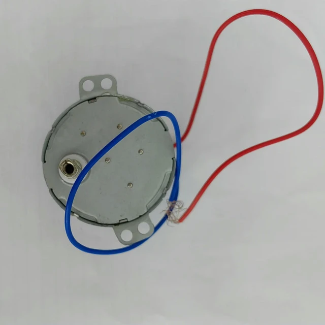 Alt view image 6 of 6 - Electric Fan Motor 49TYJ 220V 4W Claw Pole Permanent Magnet Flat Port Synchronous Motor For Shaking Head Fan Motor Accessory