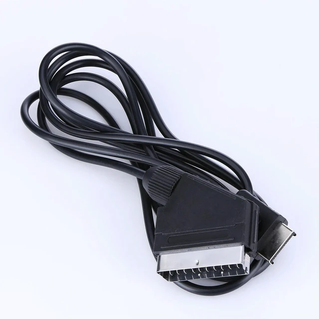 Alt view image 5 of 6 - 1.8m RGB SCART Cable TV AV Connection Game Cord Wire Wire Cable Game Console Cable for PS1 PS2 PS3 Line Console