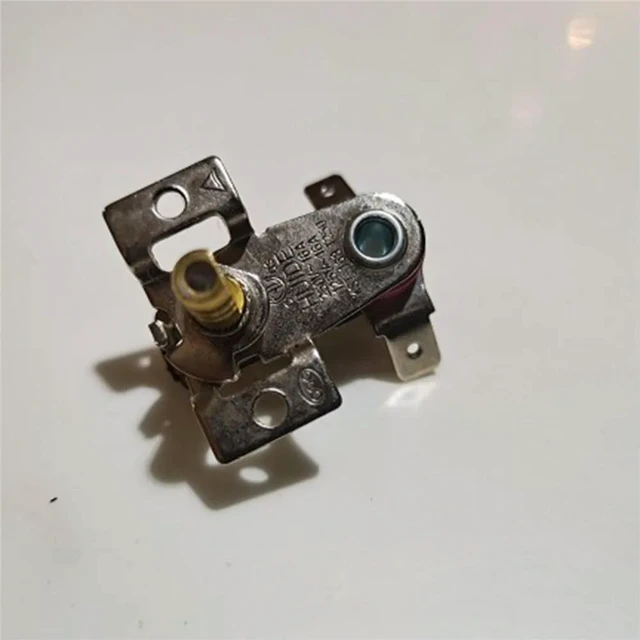 Alt view image 3 of 3 - 1PC Electric Oven 250V 16A T250 Thermostat 0-250 ° Electric Oven Temperature Controller KST-168 270 ° Angle M4 Screw Hole Switch