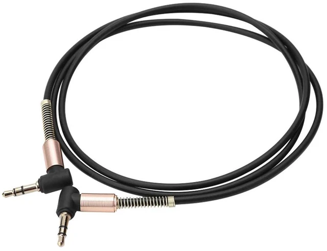 Alt view image 3 of 3 - Practical 90 Degrees 3.5 to 3.5mm Jack Speaker Audio Adapter Connector Converter Multi-functional Classic AUX Cable