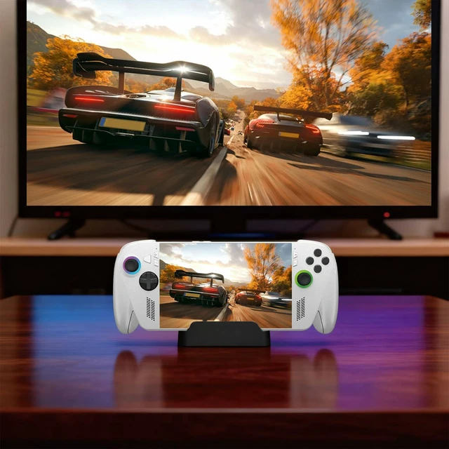 Alt view image 2 of 3 - Desktop Stand with Anti-Slip Silicone Pad Desktop Handheld Game Console Holder Compatible with ROG Xbox Ally/X Console