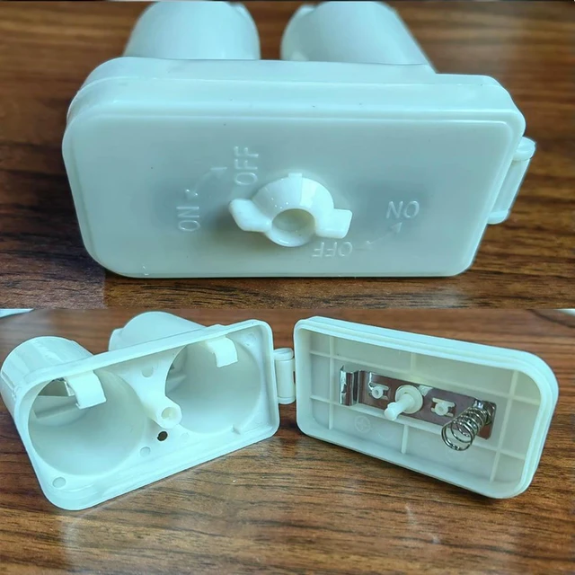 Main image of 1 PCS Double Compartments Box For Universal Gas Water Heater Accessories White Plastic Double Case Power Supply