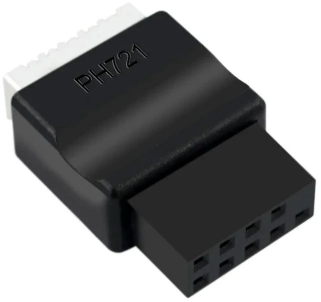 Main image of Motherboard Extension Adapter USB2.0 9pin Male To Type-E Female Adapter TYPE-E Interface Header Adapter for PC Desktop