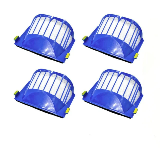 Alt view image 2 of 3 - Blue Curved Filter Suitable for IRobot Roomba 500 600 Series 528 595 610 615 620 625 630 650 660 670 Vacuum Cleaner Accessories