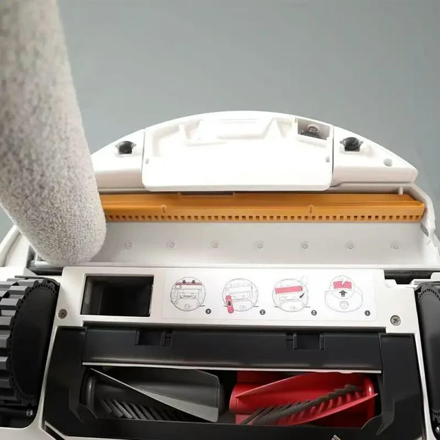 Alt view image 2 of 3 - Compatible with Roborock Qrevo Curv 2 Flow Robot Vacuum Cleaner Wiper Blade Scraper Spare Part