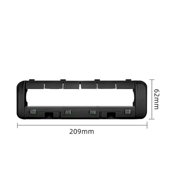 Alt view image 3 of 3 - Compatible with Dreame S30 X30 X30 Ultra X30 Pro X40 Pro X40 Ultra Robot Vacuum Cleaner Main Brush Cover Accessories Replacement