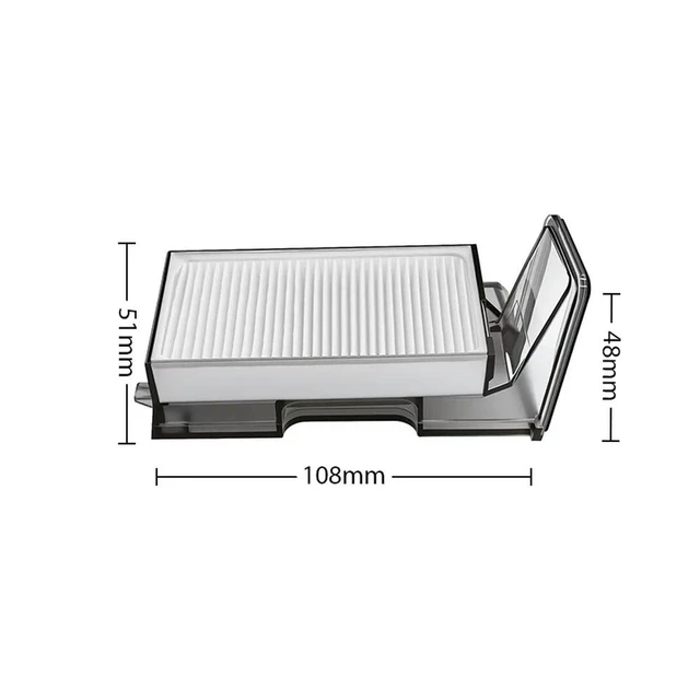 Alt view image 2 of 3 - Compatible with Dreame X60 Ultra / X60 Master / X60 Max Ultra Robot Vacuum Cleaner Filter Replacement Part