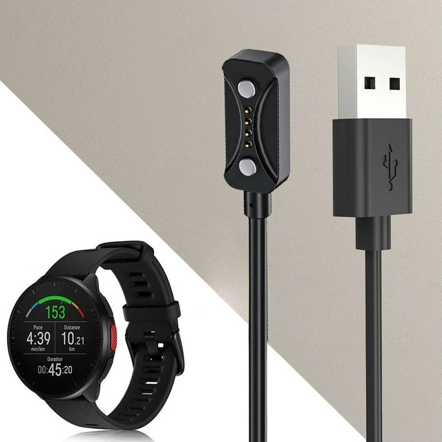 Alt view image 4 of 6 - 1m Magnetic USB Charging Cable Charger Adapter 5V 1A watch Dock Charger Adapter Power Charge Wire for Polar P/PPro