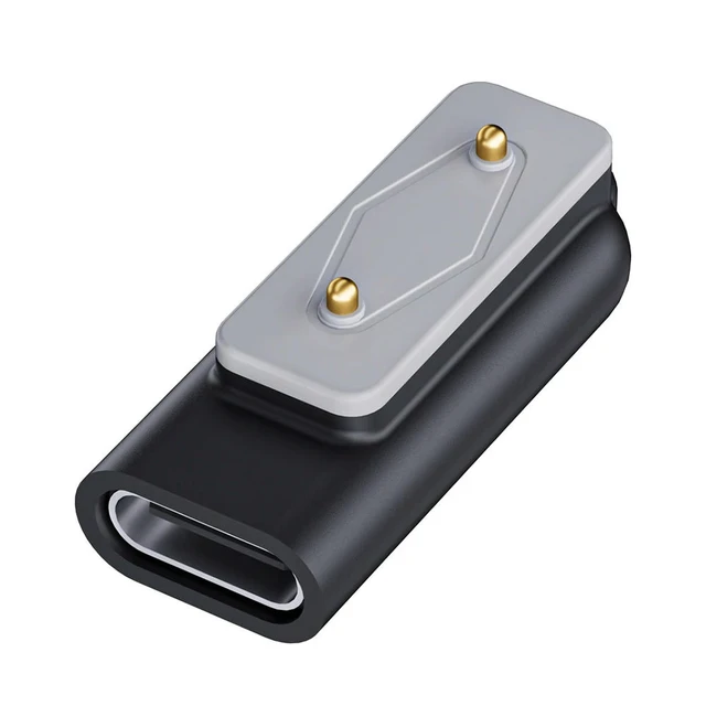 Alt view image 4 of 6 - Watch Charger USB C Adapter Right Angle Charging Cable Converter Magnetic Type C Adapter Watch Charger for Galaxy Fit 3
