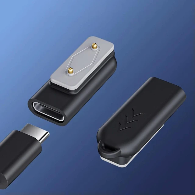 Alt view image 6 of 6 - Watch Charger USB C Adapter Right Angle Charging Cable Converter Magnetic Type C Adapter Watch Charger for Galaxy Fit 3