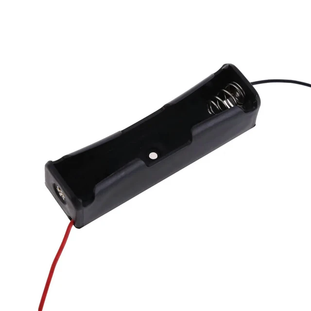 Alt view image 6 of 6 - 5 Pcs 17500 18500 3.6~4.2V Clip Holder Box Case Black