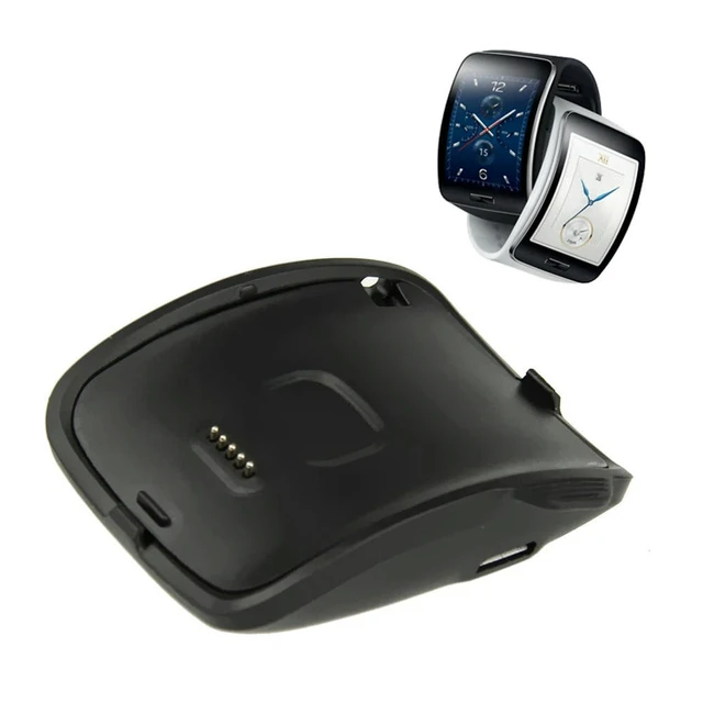 Alt view image 6 of 6 - Charging Dock Charger Cradle USB Charging Cable Dock Charger Cradle for Galaxy Gear S SM-R750 Watch
