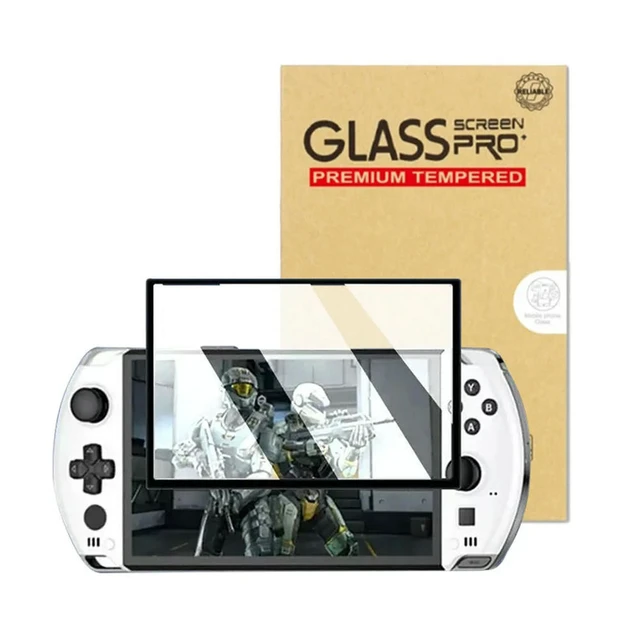 Alt view image 4 of 6 - For GPD Win 4 Tempered Glass Films Anti-Scratch Screen Protective Tempered Glass Anti-Fingerprint Screen Film Game Accessories