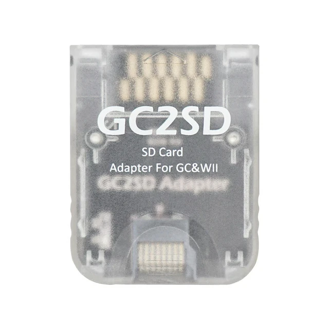 Alt view image 2 of 2 - Professional GC2SD Memory Card Reader for SD Card Plug and Play Memory Card Slot Adapter for GameCube Wii Game Consoles