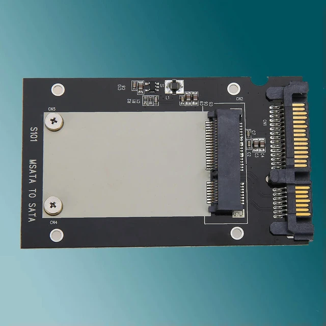 Alt view image 5 of 6 - MSATA SSD to 2.5in SATA Convertor Adapter Card Computer Transition Card