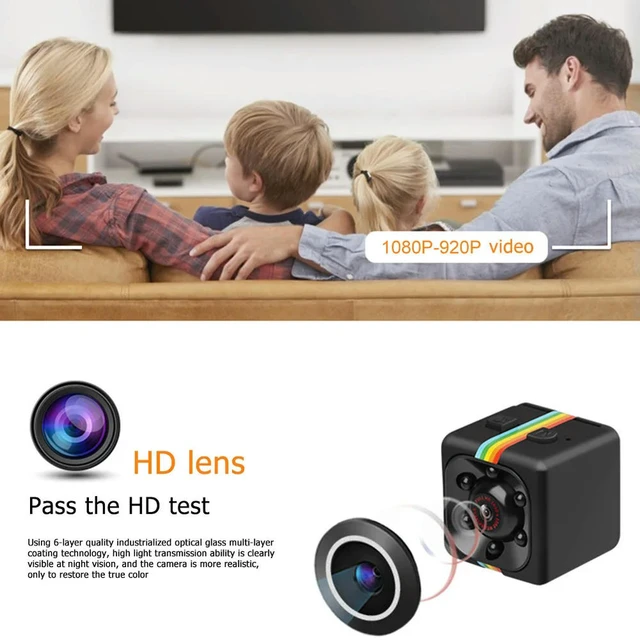 Alt view image 6 of 6 - Motion Sensor Camcorder DVR Sport DV Micro Cameras Network Full HD 960P Mini Camera Camera 2MP Baby Monitor