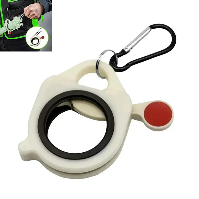 Alt view image 3 of 6 - Fluorescent Cable Tie Organizer Reusable Zip Tie Holder Electrical Wire Ties Clip Cable Tie Tool