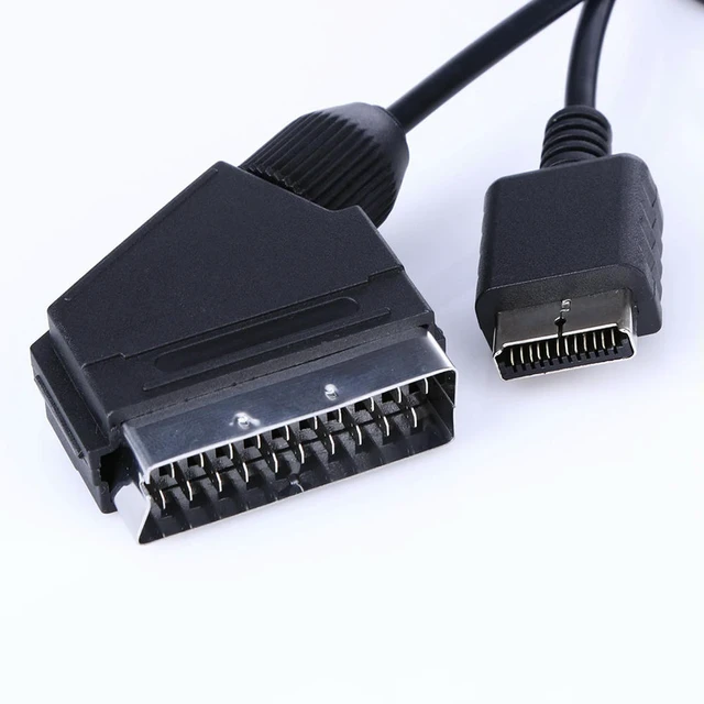 Alt view image 3 of 6 - 1.8m RGB SCART Cable TV AV Connection Game Cord Wire Wire Cable Game Console Cable for PS1 PS2 PS3 Line Console