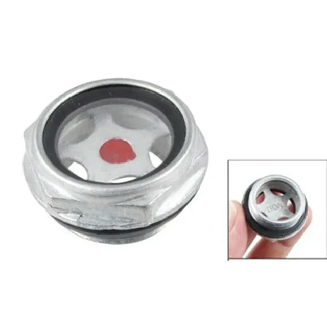 Alt view image 2 of 4 - 26mm Male Threaded l Air Compressor Oil Level Sight Glass
