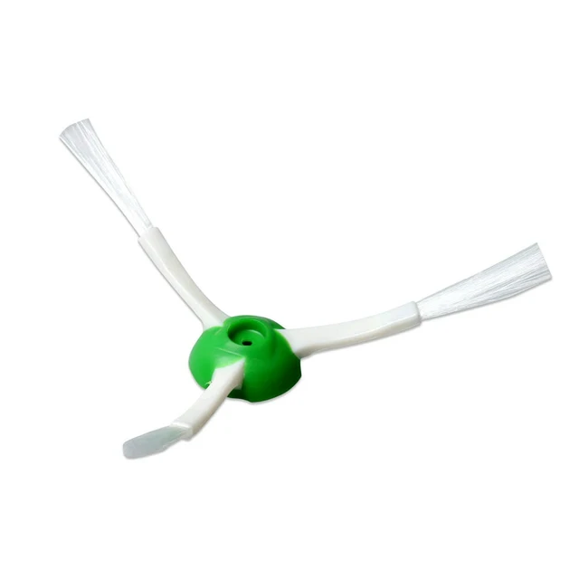Alt view image 3 of 6 - 1 Pair Side Brush for iRobot Roomba I Series Sweeping Robot Accessories for iRobot i7 E5 E6 Replacement Green Brushes