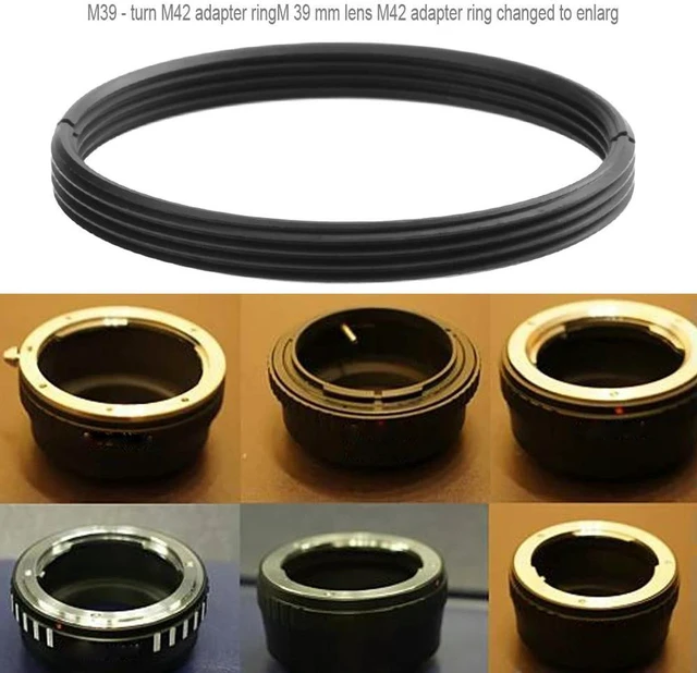 Main image of High Precision l M39 to M42 Screw Lens Mount Adapter Step Up Ring